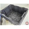 Image 6 : X-Space Stackable Totes w/Lids (4) (Capacity : 12L)  (Measures : 6"H x 12"W x 15"D)