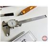 Image 2 : Tool Combo :  - Funnels - Micrometer - Rifle Bore Brush - Torch Head - File - etc