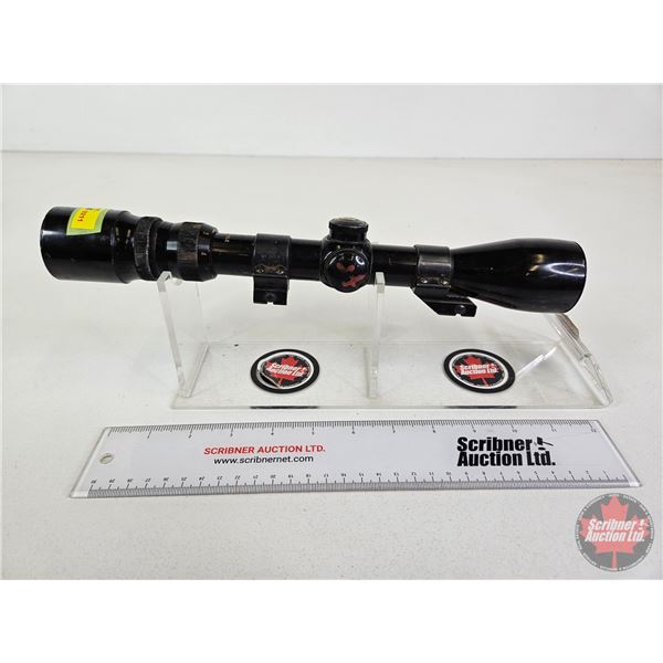 Scope : Bushnell 3-9x40 c/w Weaver Scope Rings  (Total Length : 12-1/2"L)