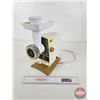 Image 2 : Oster Electric Food Grinder  (Measures : 13"H x 6-1/4"W x 10-1/2"D)