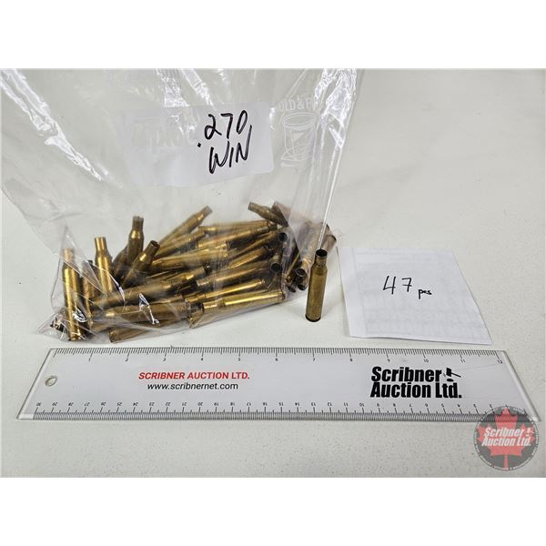 BRASS : 270 Win  (47 Count)  (Some Primed)