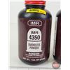 Image 2 : SMOKELESS POWDER :  IMR 4350 (2 Jars)  (12.6oz ~ 1lb)