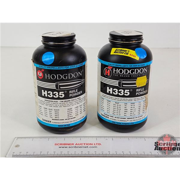 RIFLE POWDER : Hodgdon H335 (2 Jars) (6.5oz ~ 1lb)