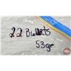 Image 4 : BULLETS: Variety .22 cal (78 Count of 53gr) (398 Count of 60gr)  (467 Count TOTAL)