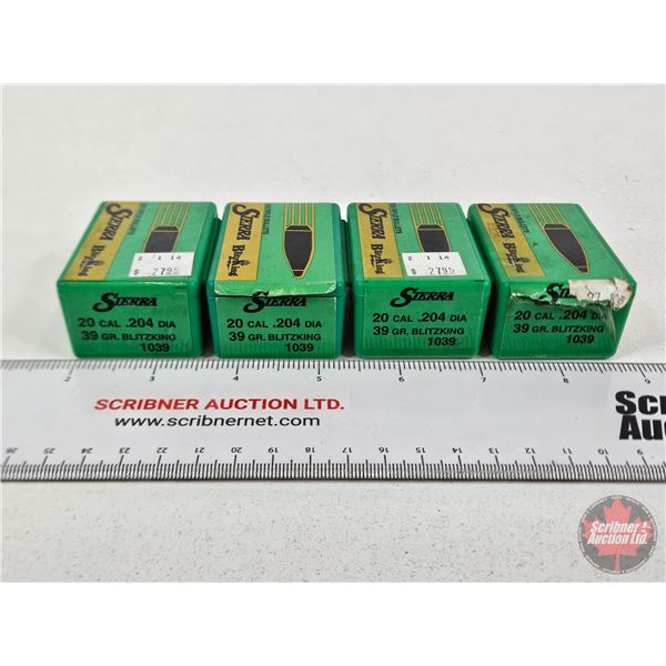 BULLETS: Variety .20 cal (39gr) (296 Count)