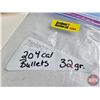 Image 5 : BULLETS: Variety .204 cal (61 Count of 32gr) (76 Count of 40gr)  (137 Count TOTAL)