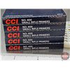 Image 2 : PRIMERS : CCI Small Rifle Primers No. 400  (6 Boxes of 100) (600 Primers TOTAL)