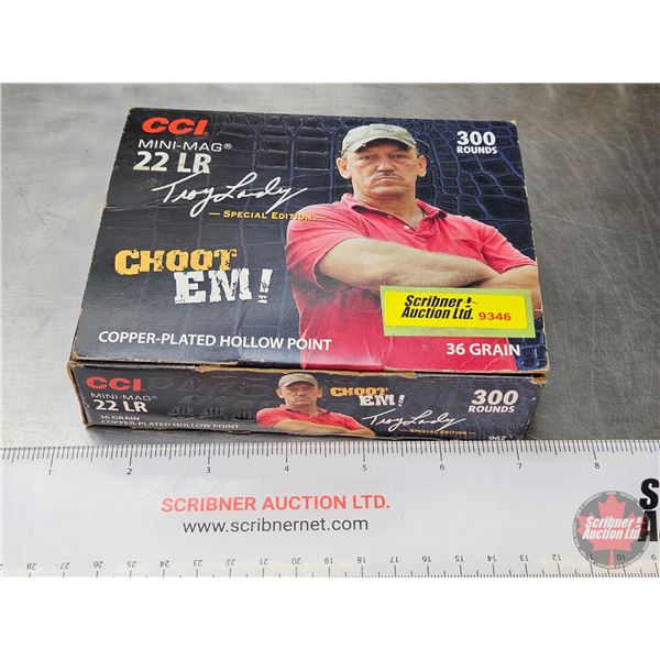 AMMO : CCI Mini Mag "Troy Landry" Special Edition : 22LR (36gr H.P.) (1 Box of 300 Rnds) (300 Rnds T