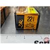 Image 2 : AMMO : Browning : BPR 22LR (40gr H.P.) (4 Boxes of 100 Rnds) (400 Rnds TOTAL)