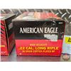 Image 2 : AMMO : Federal American Eagle H.V. 22LR (38gr H.P.) (2 Bricks of 400 Rnds) (800 Rnds TOTAL)