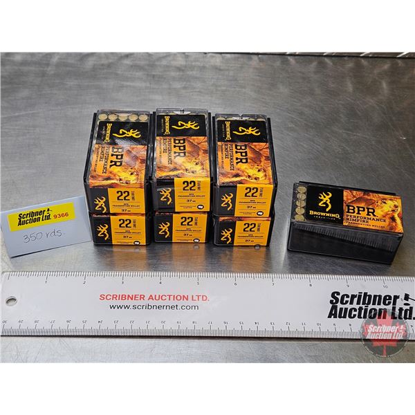 AMMO : Browning : BPR 22LR (37gr Fragmenting Bullet) (7 Boxes of 50 Rnds) (350 Rnds TOTAL)