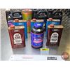 Image 1 : POWDER - Variety (Weighed in Containers = 9.8LBS Total) (Note: Metal Containers show some rust)