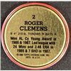 Image 2 : 1988 TOPPS BASEBALL COIN - ROGER CLEMENS