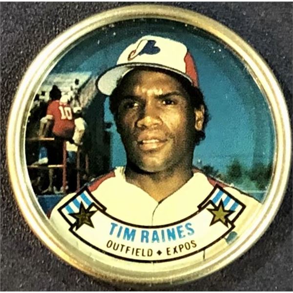 1988 TOPPS BASEBALL COIN - TIM RAINES (HOF)