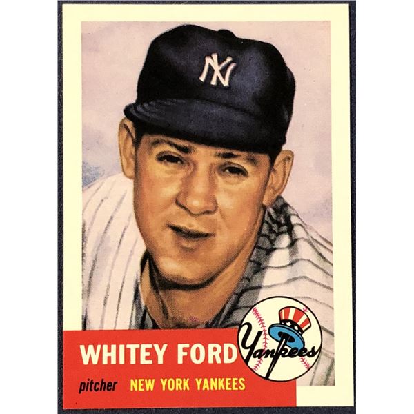 1991 TOPPS ARCHIVES (1953) WHITEY FORD (HOF)