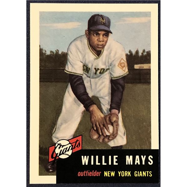 1991 TOPPS ARCHIVES (1953) WILLIE MAYS (HOF)