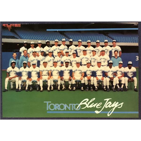 TORONTO BLUE JAYS POST CARD - 1989 AL EAST CHAMPIONS