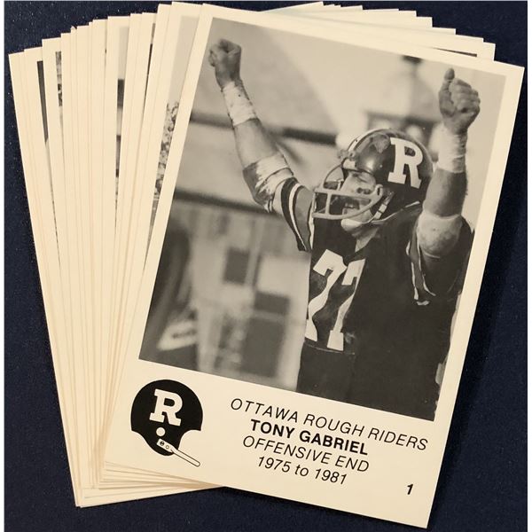 1982 JOGO OTTAWA ROUGH RIDERS ALL TIME GREATS SET