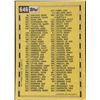 Image 2 : 1990 TOPPS CHECKLIST #5
