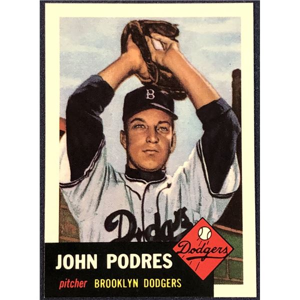 1991 TOPPS ARCHIVES (1953) JOHNNY PODRES (HOF)