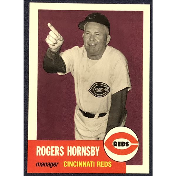 1991 TOPPS ARCHIVES (1953) ROGERS HORNSBY (HOF)