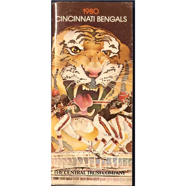 1980 CINCINNATI BENGALS MEDIA GUIDE