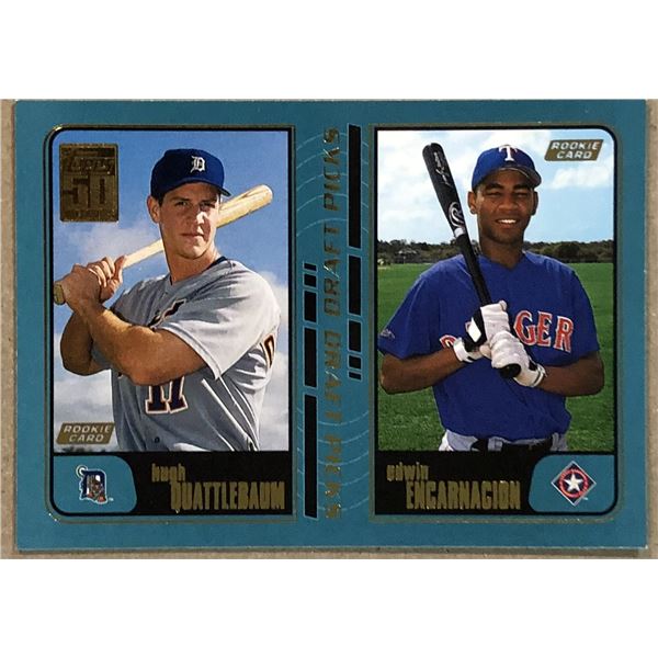 2001 TOPPS EDWIN ENCARNACION ROOKIE CARD