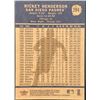 Image 2 : 2002 FLEER TRADITION RICKEY HENDERSON (HOF)