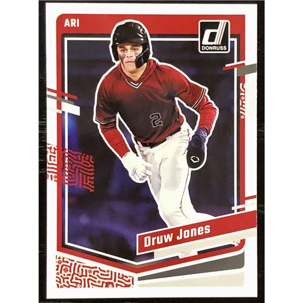 2023 DONRUSS RETRO DRUW JONES ROOKIE CARD