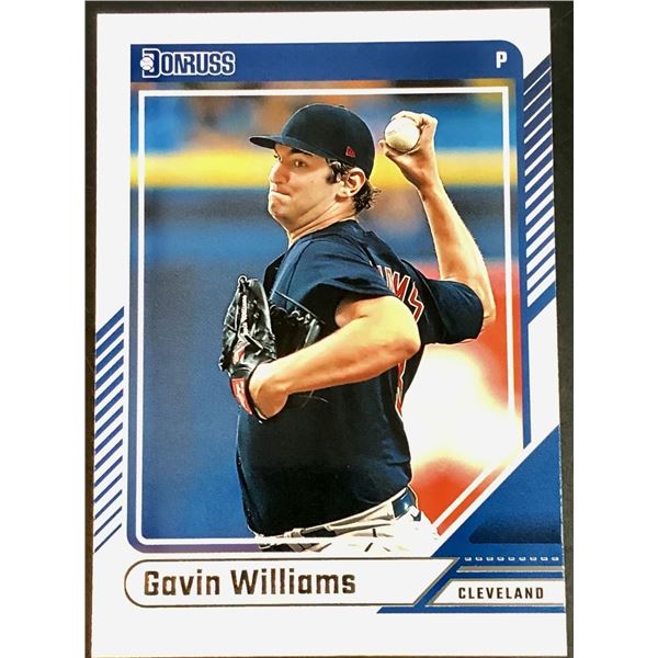 2024 DONRUSS GAVIN WILLIAMS ROOKIE CARD