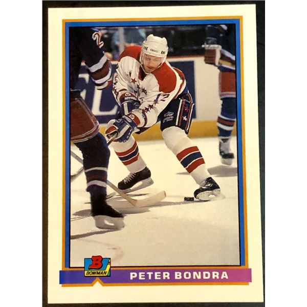 1991-92 BOWMAN PETER BONDRA ROOKIE CARD