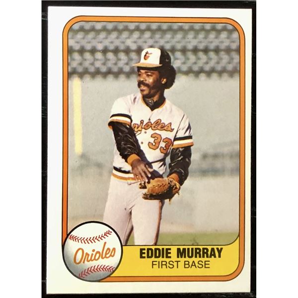 1981 FLEER EDDIE MURRAY (HOF)