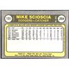 Image 2 : 1981 FLEER MIKE SCIOSCIA ROOKIE CARD