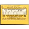 Image 2 : 1987 DONRUSS RANDY MYERS ROOKIE CARD