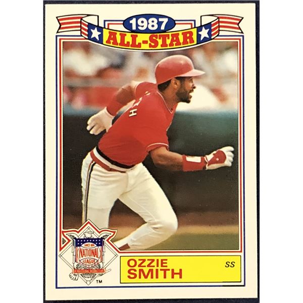 1987 TOPPS ALL STAR GLOSSY OZZIE SMITH (HOF)
