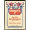 Image 2 : 1987 TOPPS ALL STAR GLOSSY RICKEY HENDERSON (HOF)