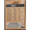 Image 2 : 1988 TOPPS TONY GWYNN (HOF)