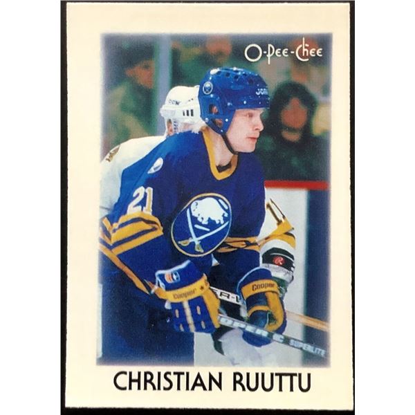 1987-88 O-PEE-CHEE CHRISTIAN RUUTTU ROOKIE CARD