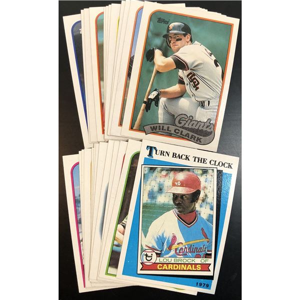 1989 TOPPS BASEBALL COLLECTION - 25 CARDS