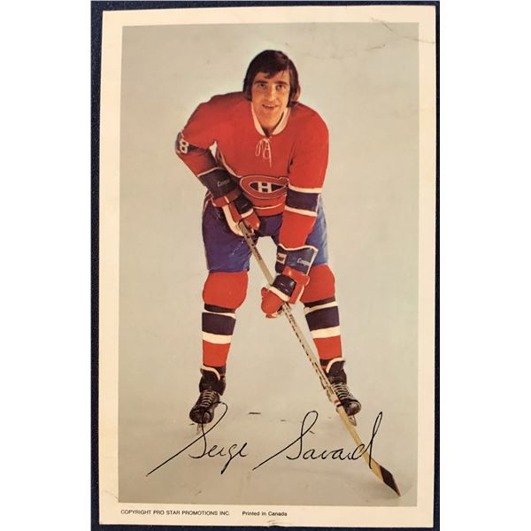 1972-73 PRO STAR POSTCARDS - SERGE SAVARD (HOF)