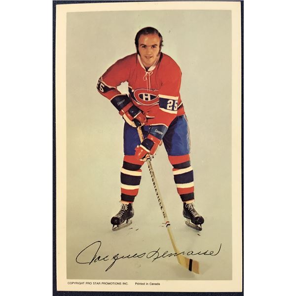 1972-73 PRO STAR POSTCARDS - JACQUES LEMAIRE (HOF)