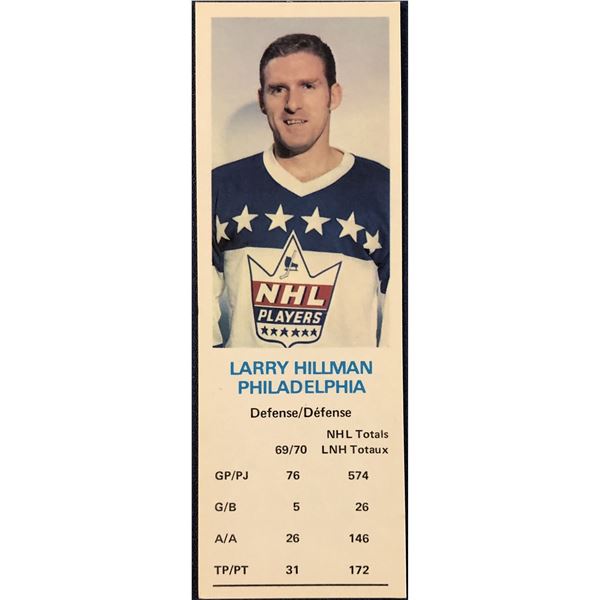 1970-71 DAD'S COOKIES LARRY HILLMAN