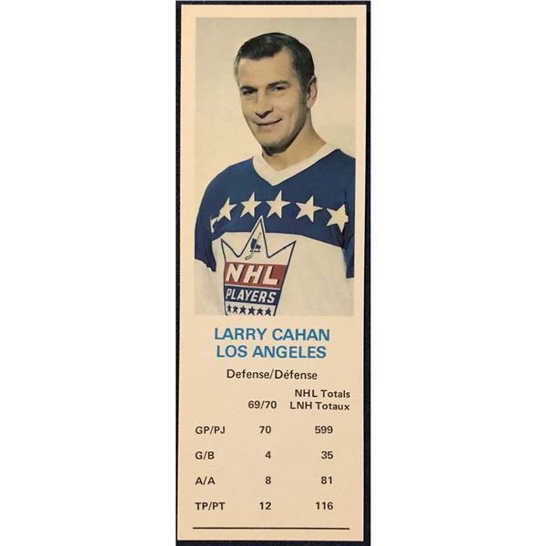 1970-71 DAD'S COOKIES LARRY CAHAN