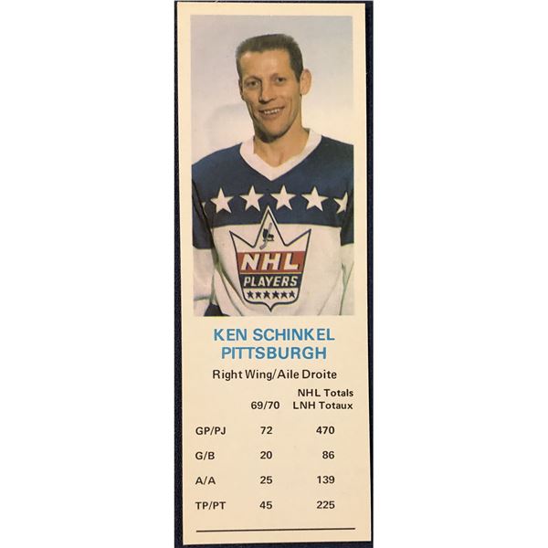 1970-71 DAD'S COOKIES KEN SCHINKEL