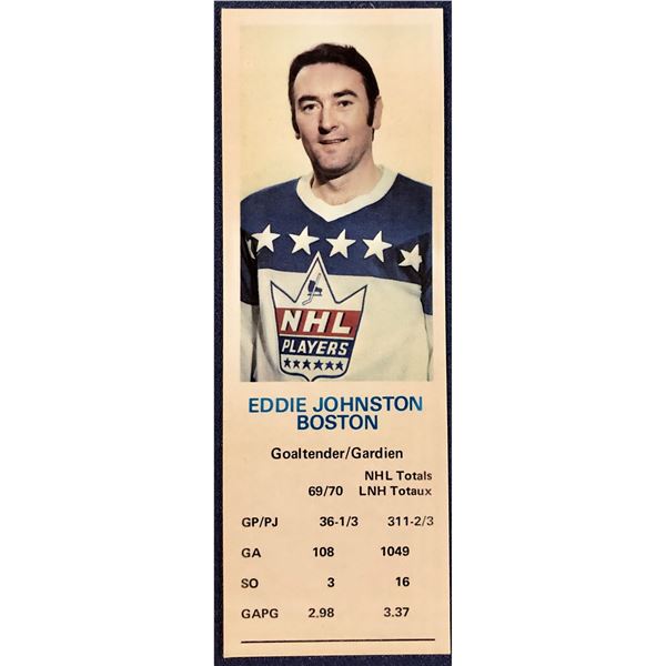 1970-71 DAD'S COOKIES EDDIE JOHNSTON