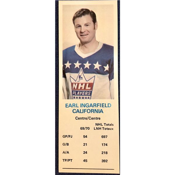 1970-71 DAD'S COOKIES EARL INGARFIELD