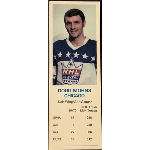 1970-71 DAD'S COOKIES DOUG MOHNS