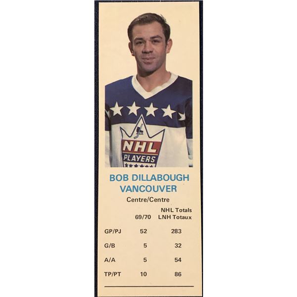 1970-71 DAD'S COOKIES BOB DILLABOUGH