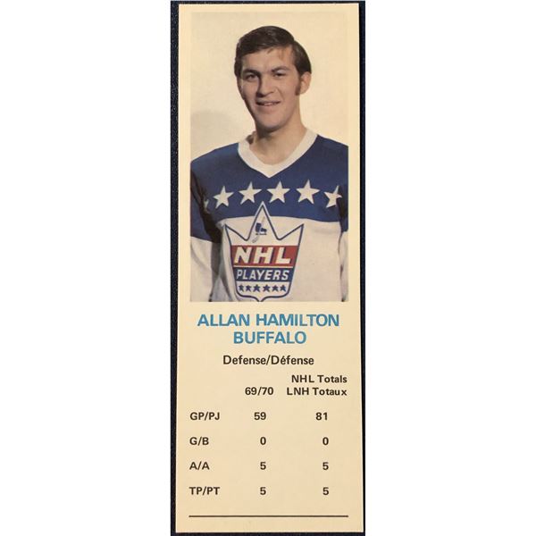 1970-71 DAD'S COOKIES ALLAN HAMILTON