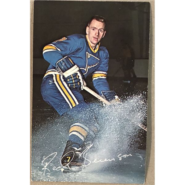 1969-70 ST. LOUIS BLUES POSTCARD - RED BERENSON (HOF)